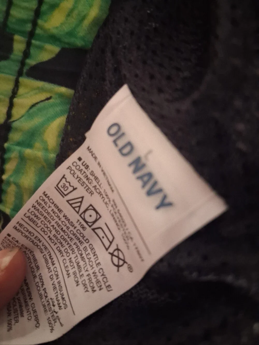 Old Navy Mens Fruit Print Swim Trunks Large